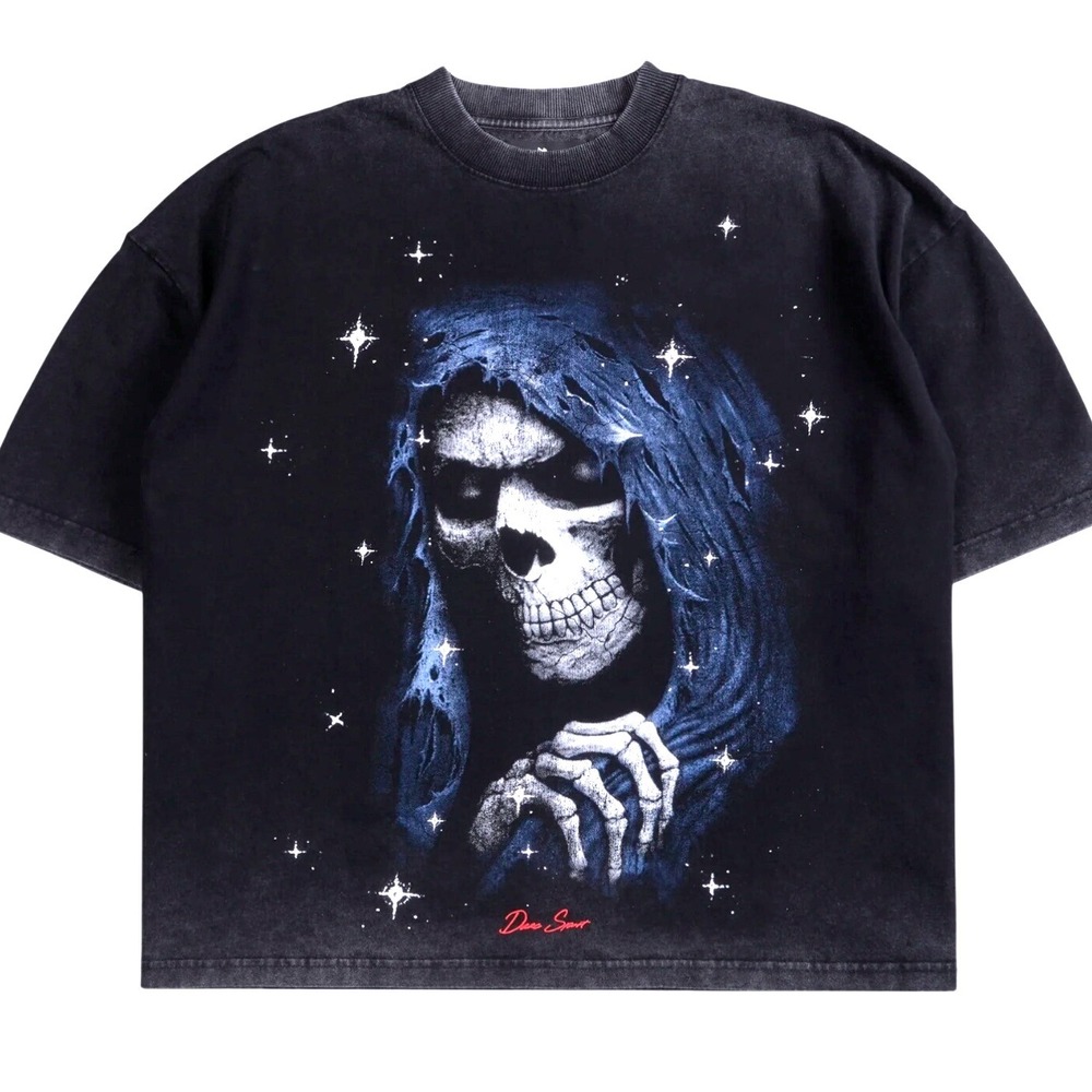 Darc Sport Grim Future Grunge Box Cut Tee Black XL Limited Edition Wolves Shirt